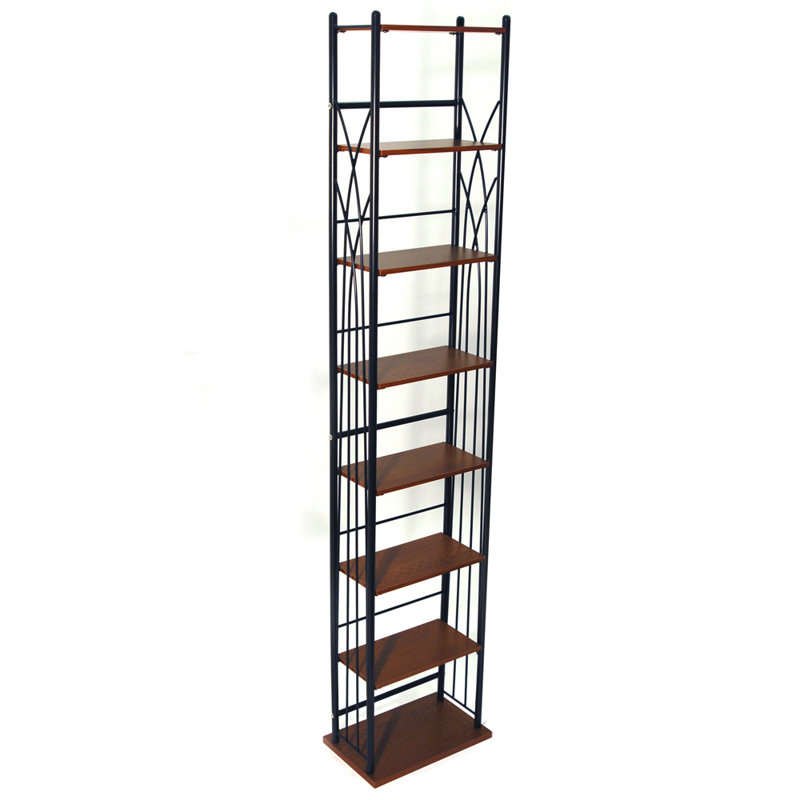 154cm H x 32cm W Etagere Bookcase, Black