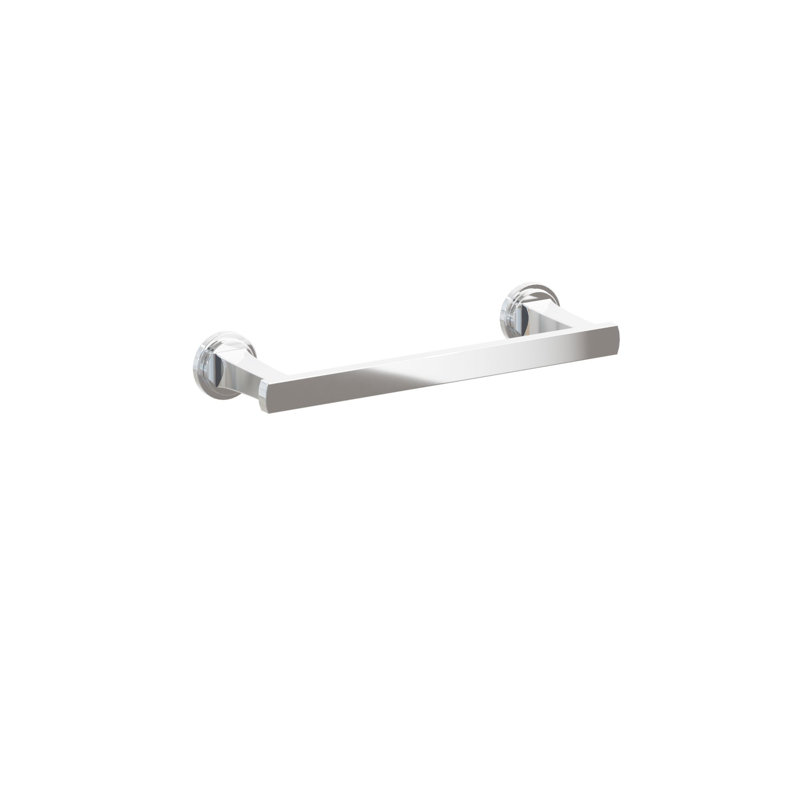 Porte-serviettes Emtek, Chrome poli, H 1,75 po x L 10,375 po x P 3,125 po