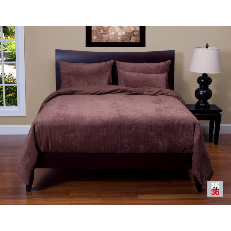 Polyester Duvet Cover & Insert, Full, Cognac