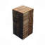 20 carreaux de terrasse imbriqués à carreaux, plancher carré en bois franc d'acacia jaune 12 "x 12" pour patio, banc, bord de piscine