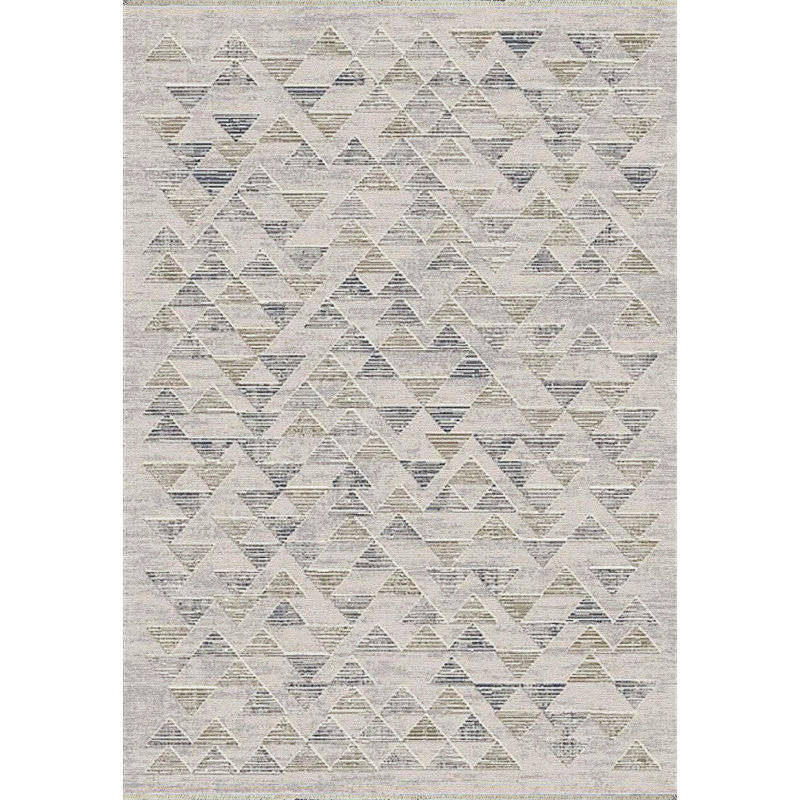 Geometric Indoor Rug, Rectangle 5'3" x 7'10"