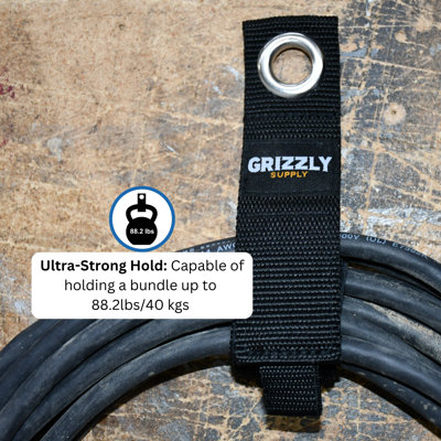 10" Hook and Loop Storage Strap 3/pk