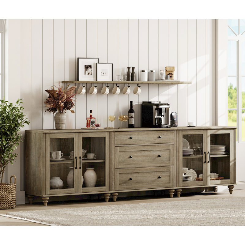 Scarlett 101.6'' Sideboard, Wash Gray