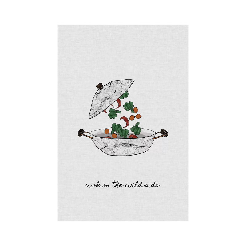 Wok On The Wild Side by Orara Studio - Wrapped Canvas Gallery-Wrapped Canvas Giclée, 20.32 cm H x 30.48 cm W