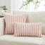 Housse et insert de coussin rectangulaire en fausse fourrure-1570037578