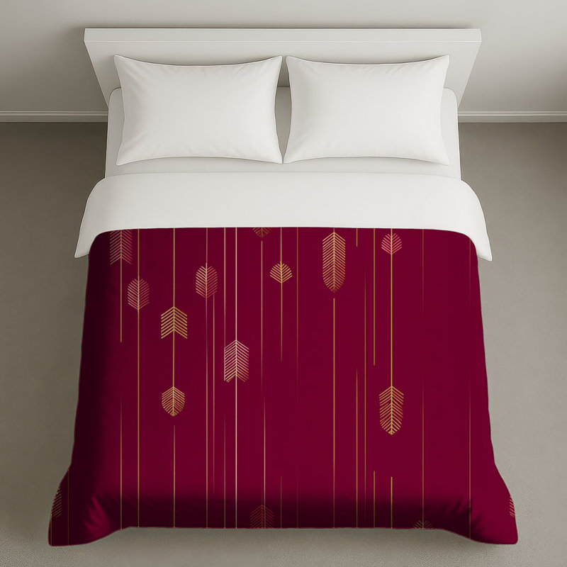 Housse de couette abstraite Arrows Bedding, Grand lit