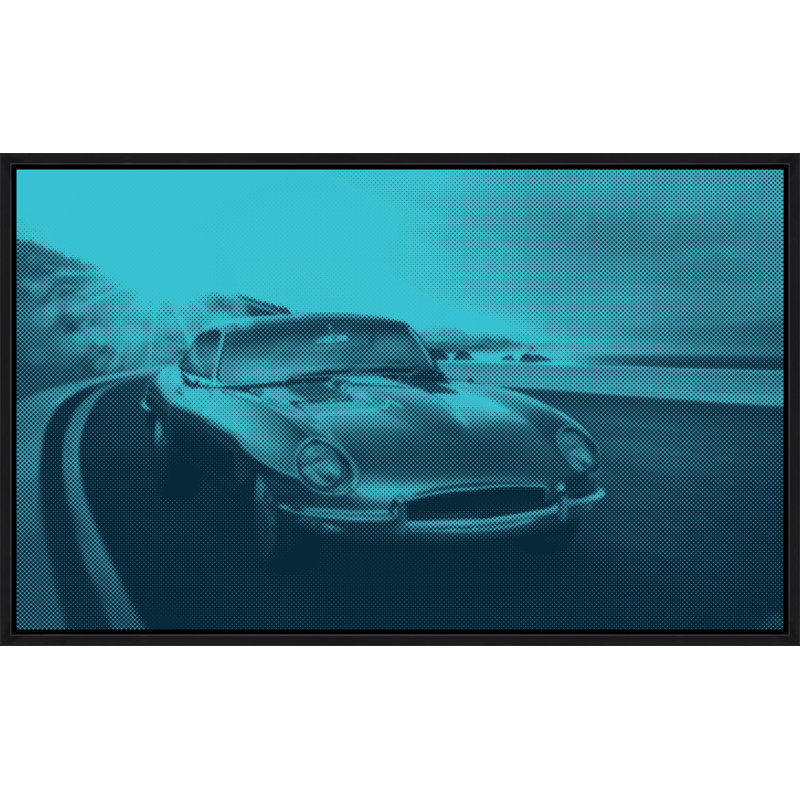 Halftone Escape Print by Richard Ryder, Glass Coat