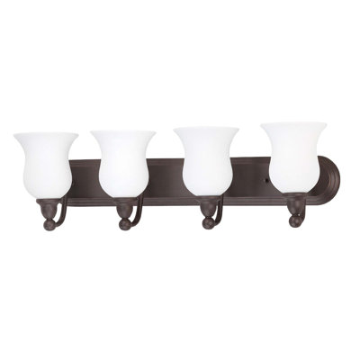 Éclairage pour meuble-lavabo 4 lumières Grunwald