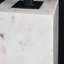 De table rectangulaire en marbre blanc