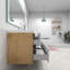 Ensemble de meuble-lavabo double mural 84 po Asaya-828114395