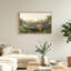 Ensemble de 1 tableau sur toile représentant un jardin de bateaux-129272060-129272055