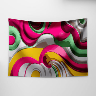 Tapisserie murale Biomorphic Abstraction 100