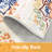 Farmhouse Kitchen Rug Set – Washable, Non-Slip, and Stylish Retro Floral Design for Kitchen, Entryway, Laundry & Bathroom-1064743135