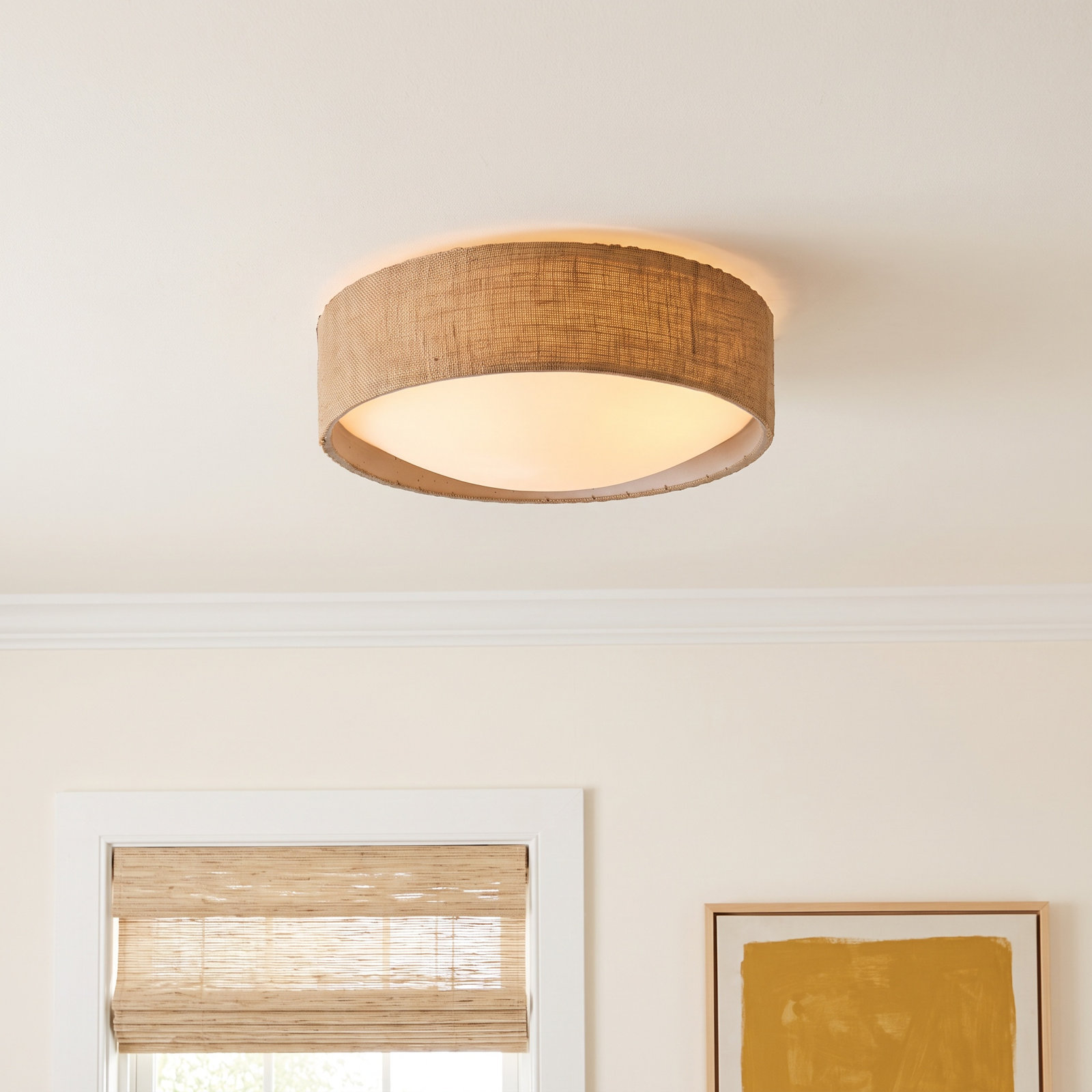 16" Single Light Flush Mount