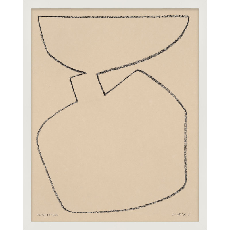 «Freya 6» par Michael Kempen - reproduction de cadre photo, Blanc, H 38 po x l 30 po x P 1,25 po