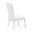 Chaise d'appoint en chenille La Marisia - Perle tranquille / crème