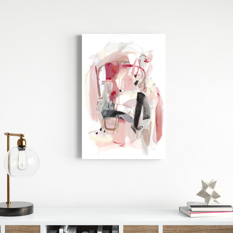 «Soft Speak II», peinture sur toile, H 30 po x l 20 po