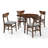 Boutault 4 - Person Solid Wood Top Four Leg Dining Set-901565822