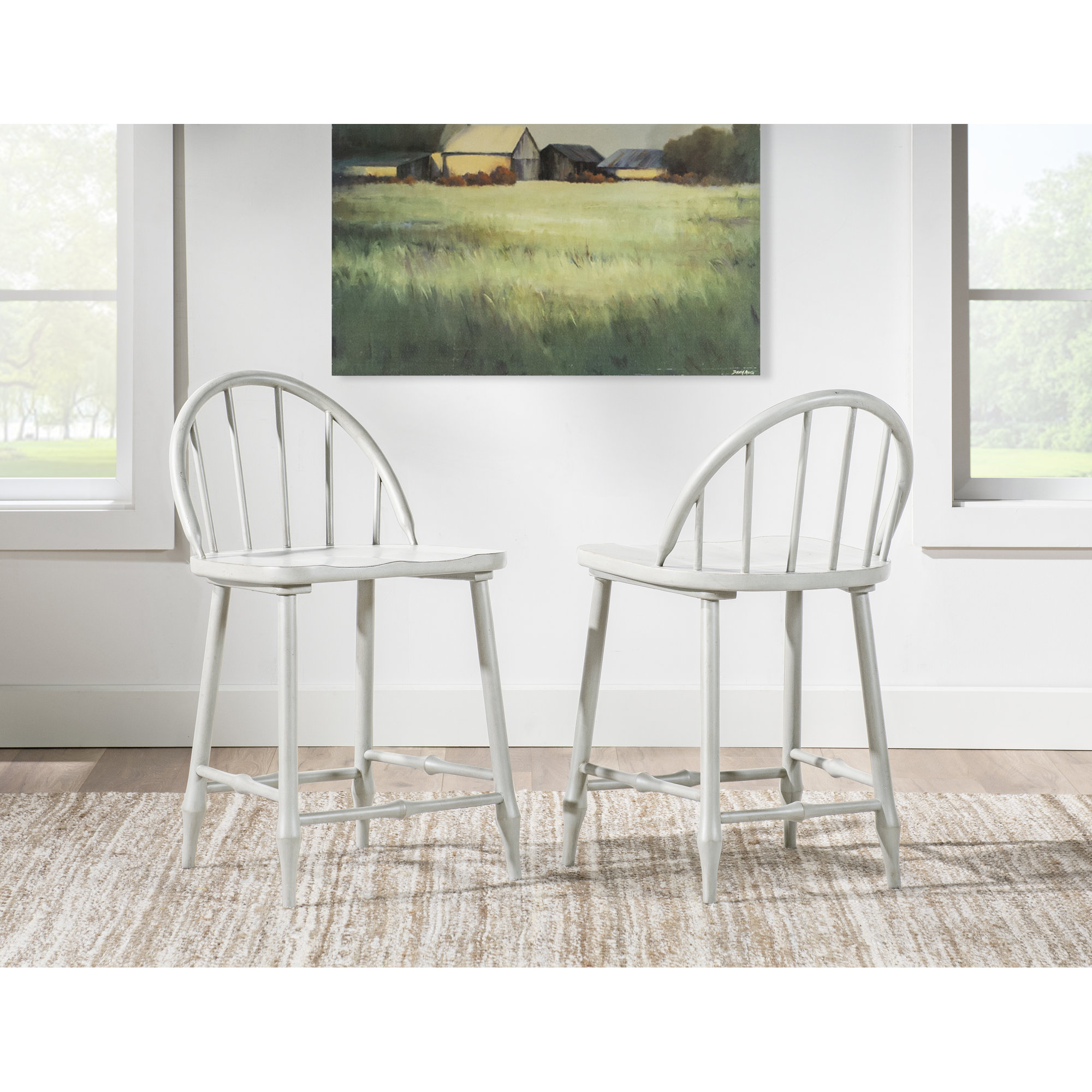 Country Living Counter Height Chair 1, White