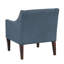 Option de style chaise de salon bleue, fabrication en contreplaqué, tissu à boutons, coussins en mousse haute, housse de siège à fermeture à glissière amovible, pieds en bois d'hévéa, capacité de 300 lb pour la décoration de la zone, cadre,-1342793946