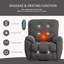 Fauteuil inclinable électrique avec massage par vibration et fonction de chauffage-1228348669