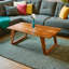 Tommen Solid Wood Sled Coffee Table-488301740