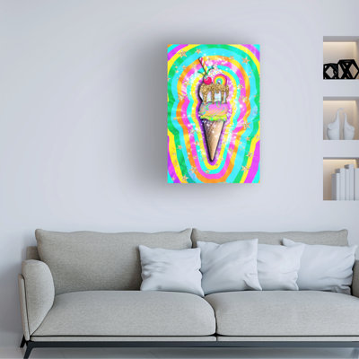 Jess Stempel Ice Cream Dream Canvas Art