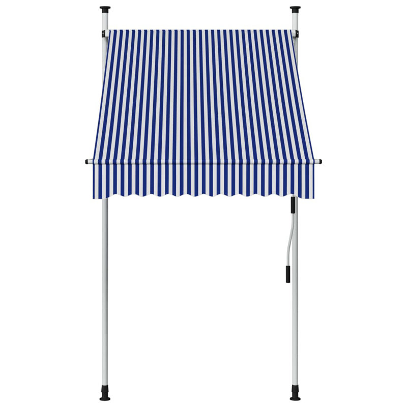 39.4'' W x 39.4'' D Polyester Cover Retractable Door / Window Awning