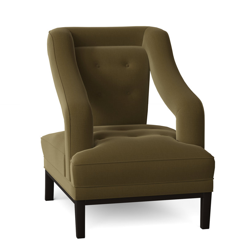Noel Tufted Armchair, Highlander Olive