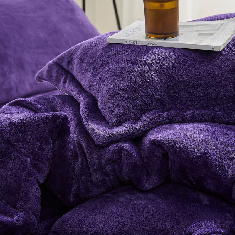 Thicker Than Thick - Coma Inducer Comforter - Down Alternative Ultra Plush Filling - Parachute Purple