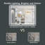 Miroir de salle de bain à cadre noir à DEL avec éclairage avant et rétroéclairé, miroir de meuble-lavabo éclairé pour le mur, double éclairage 3 couleurs à intensité variable, antibuée, verre trempé incassable (horizontal / vertical)-690086372-690086291