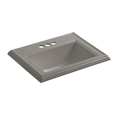 Memoirs® Rectangular Drop-In Bathroom Sink with Overflow