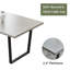 Rectangle L 27,2 po x l 42,9 po Havin-552737740