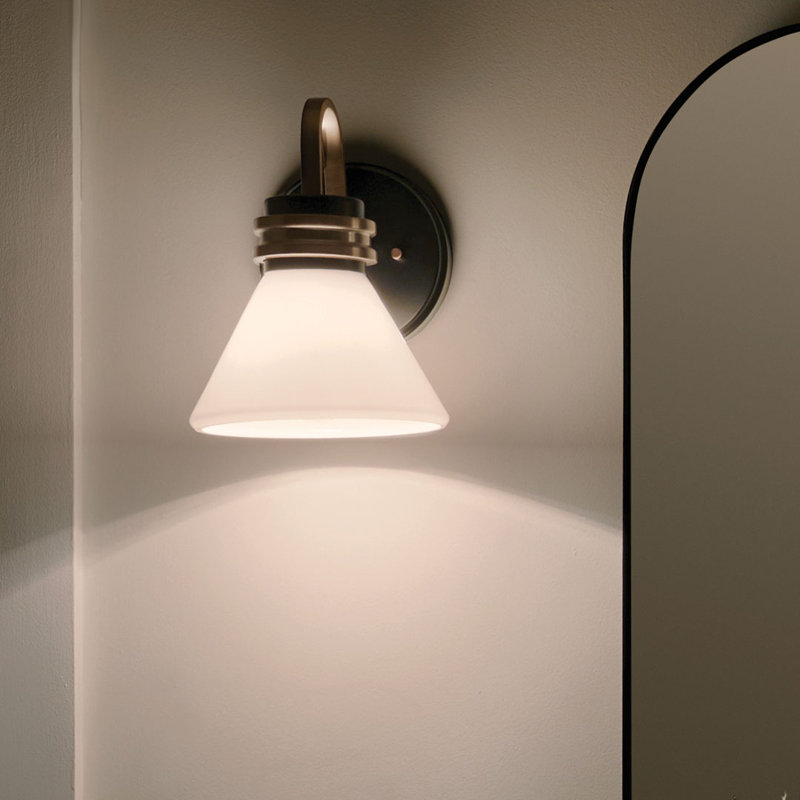 Hysham Armed Sconce, Black