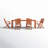 Anautica Rectangular Long Dining Set