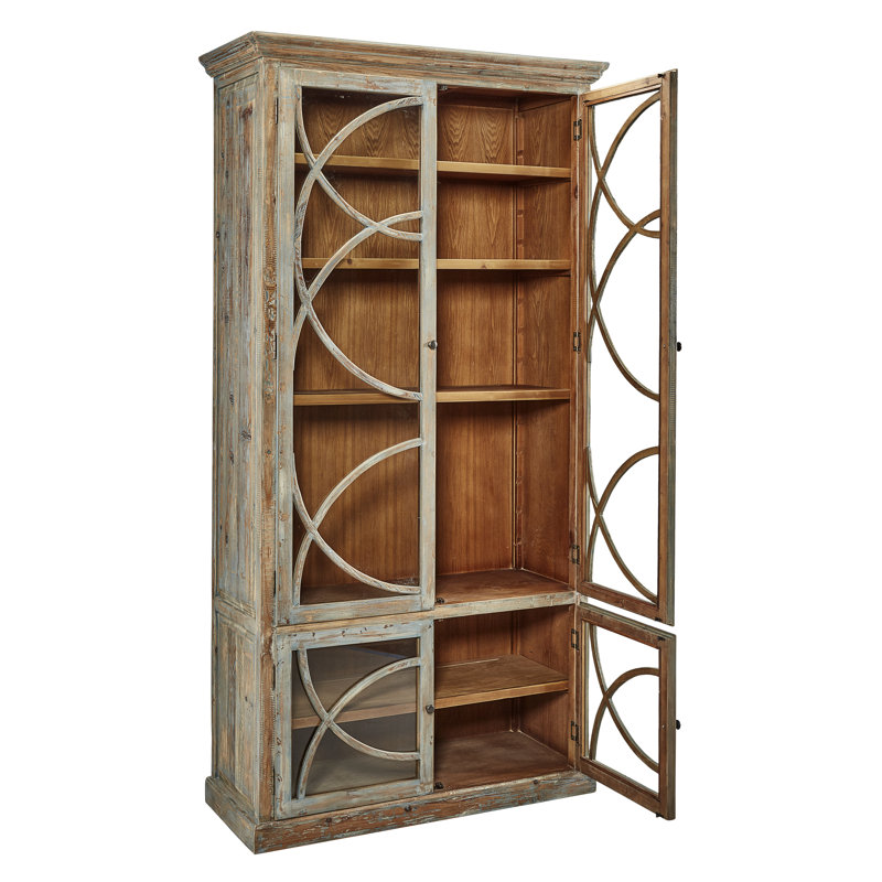 Sven Solid Wood China Cabinet