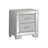 Elegant Silver Champagne Accent Table
