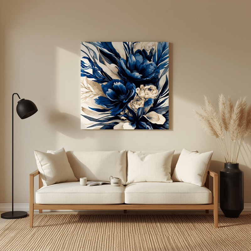 Aquarelle, art mural gris en métal 72, 8" H x 8" W