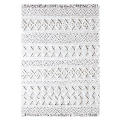 Moroccan Wool Geometric Indoor Rug
