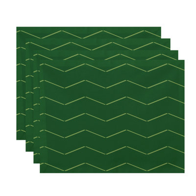 Noxon Polyester Geometric Rectangle Placemat