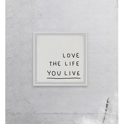 " Live And Love " Painting Print