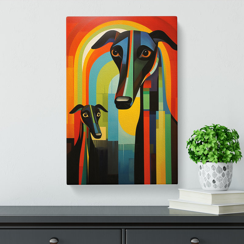 Grayhound Constructivism No.2 - Print, 50cm H x 35cm W x 3cm D