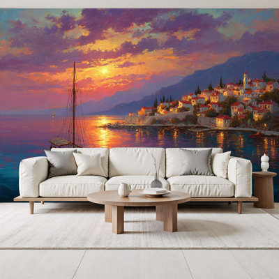 Papier peint auto-adhésif Méditerranée Harbour Ocean Europe