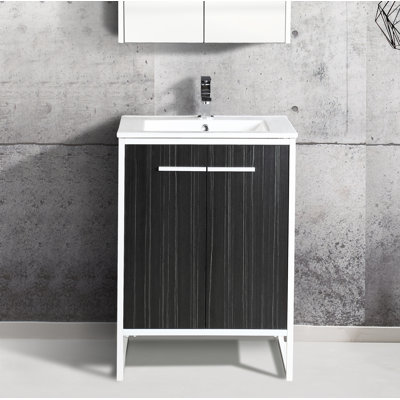 Ensemble de meuble-lavabo simple 24 po Saray