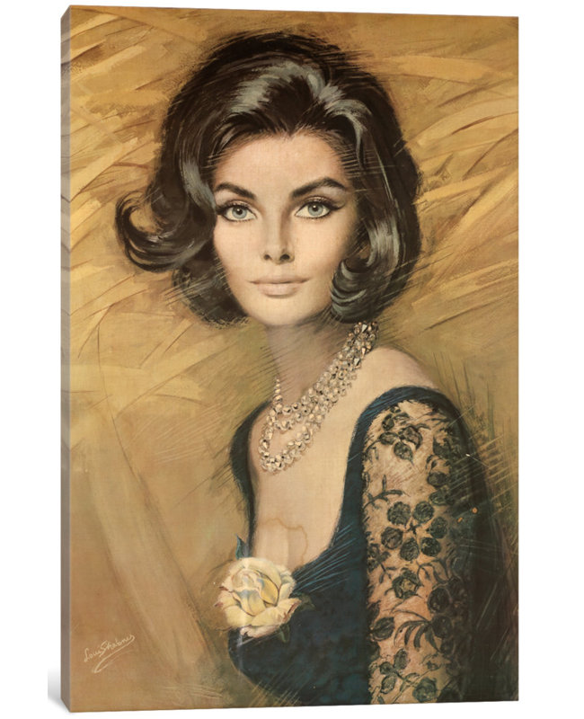 « nicola », reproduction d’art sur toile, H 40 po x l 26 po x P 1,5 po