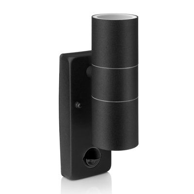 Garrity LED Outdoor Armed Sconce with Motion Sensor