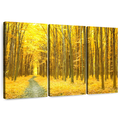 Promenade Harnek dans la forêt d'automne