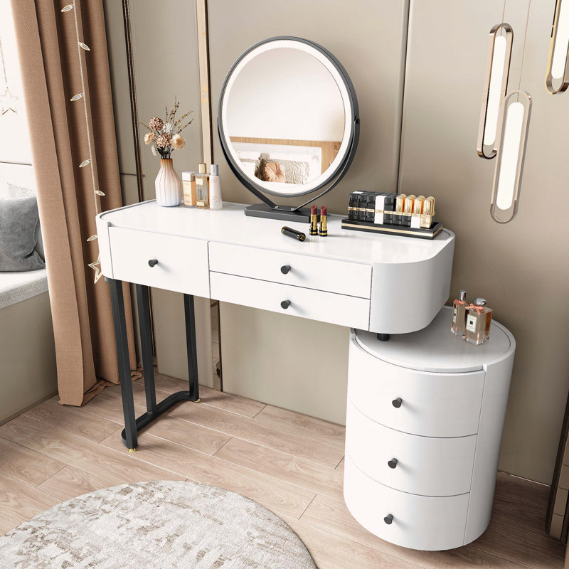Coiffeuse moderne avec miroir détachable