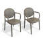 Bayman Stackable Outdoor Patio Dining Armchair-917385403