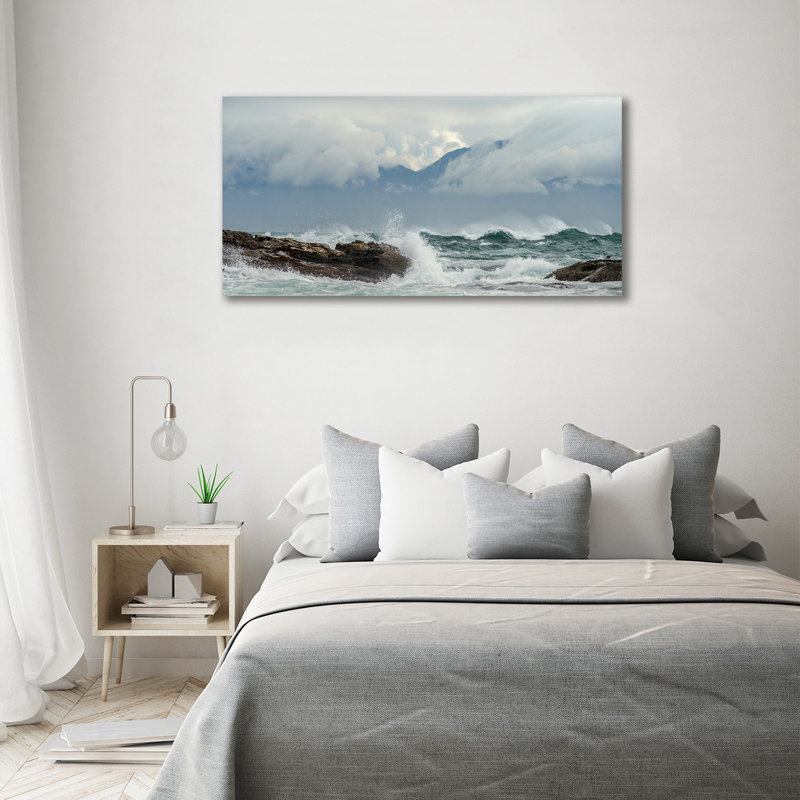 Rough Sea - Wrapped Canvas Print